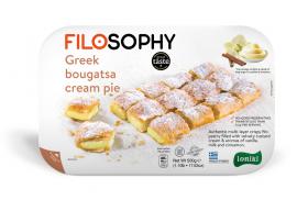 Traditional Greek cream pie